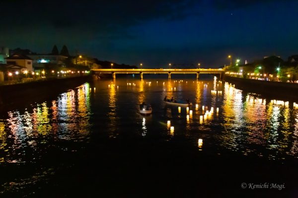 第３４回　湊川灯籠流し